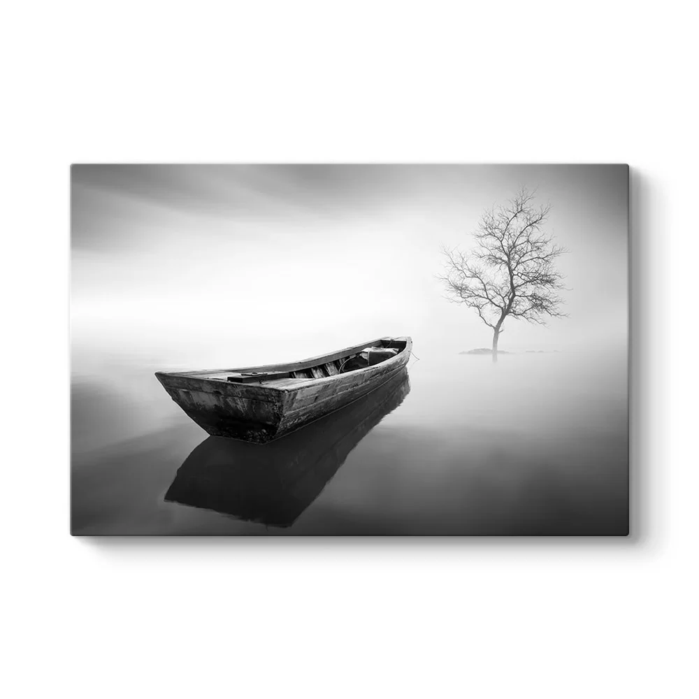 Pus Denizinde Kayık Tablosu - Model 1